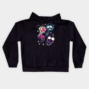 Spacey Invadies Kids Hoodie